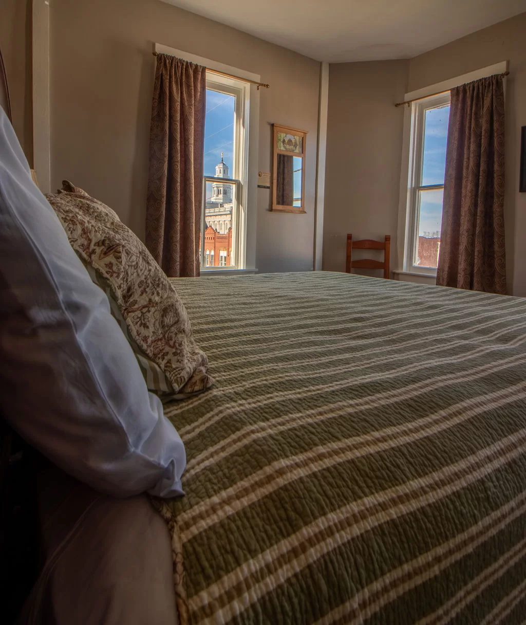 Nauvoo Hotel grand suite window view